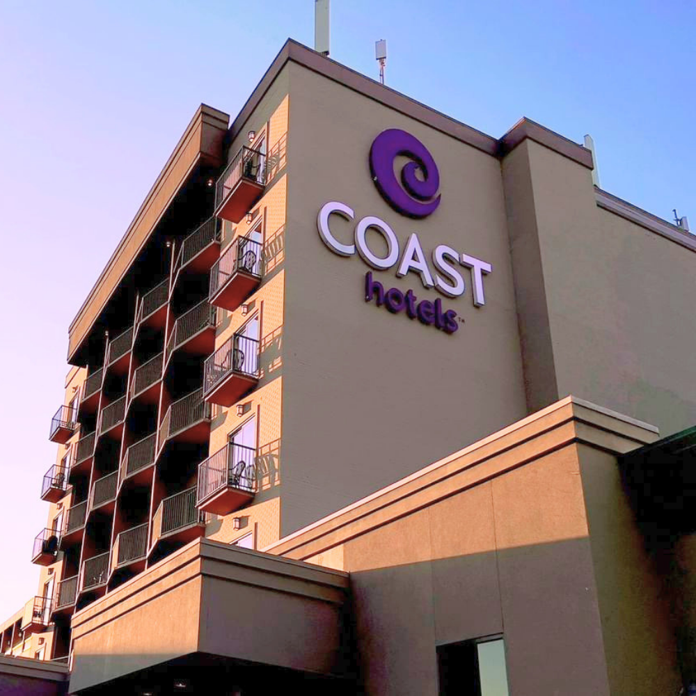 Kelowna Coast Capri Hotel, the official conference venue and accommodations for the Environmental Flows Conference, 2026.